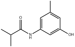 Propanamide, N-(3-hydroxy-5-methylphenyl)-2-methyl- 结构式