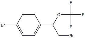 1-bromo-4-(2-bromo-1-(trifluoromethoxy)ethyl)benzene 结构式