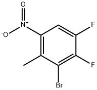 3-溴-1,2-二氟-4-甲基-5-硝基苯 结构式