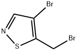 4-溴-5-(溴甲基)异噻唑 结构式