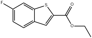 Benzo[b]thiophene-2-carboxylic acid, 6-fluoro-, ethyl ester 结构式