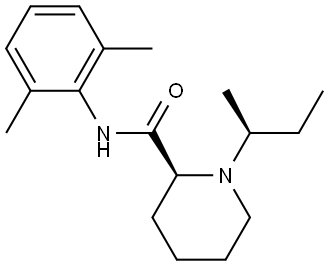 布比卡因杂质 结构式