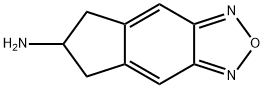 5H-Indeno[5,6-c][1,2,5]oxadiazol-6-amine,5,6-dihydro-(9CI) 结构式