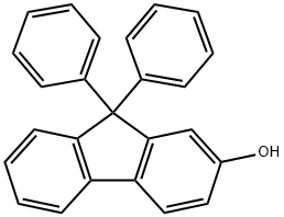 2-羟基-9,9-二苯基芴 结构式