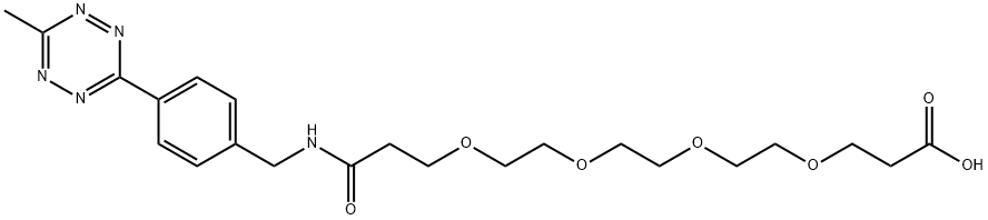Me-Tet-PEG4-COOH 结构式