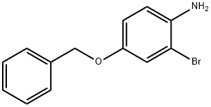 2-溴-4-(苯甲氧基)苯胺 结构式