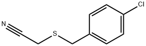 2-{[(4-chlorophenyl)methyl]sulfanyl}acetonitrile 结构式