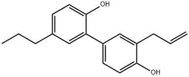 二氢和厚朴酚 结构式