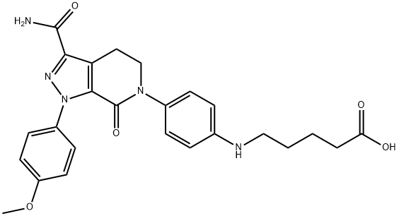 阿哌沙班氨基酸杂质 结构式