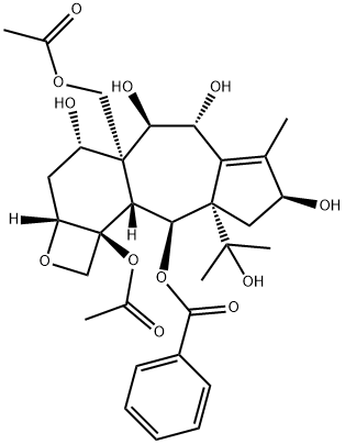 13-O-去乙酰基红豆杉醇 Z 结构式