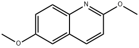 Quinoline, 2,6-dimethoxy- 结构式