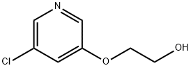 2-[(5-氯吡啶-3-基)氧代]乙基-1-醇 结构式