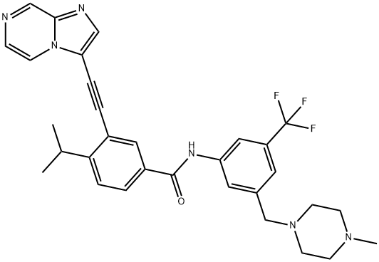 Dual DDR1 and DDR2 inhibitor 5n 结构式