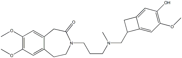 伊伐布雷定杂质S33172 结构式