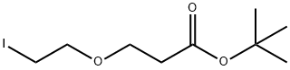 Propanoic acid, 3-(2-iodoethoxy)-, 1,1-dimethylethyl ester 结构式