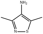 3,5-二甲基异噻唑-4-胺 结构式