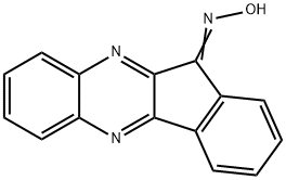 11H-茚并[1,2-b]喹喔啉-11-酮肟 结构式
