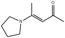 3-Penten-2-one, 4-(1-pyrrolidinyl)-, (3E)- 结构式