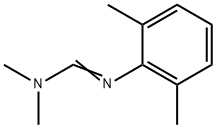 N'-(2,6-二甲基苯甲基)-N,N-二甲基亚胺 结构式