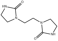 2-Imidazolidinone, 1,1'-(1,2-ethanediyl)bis- 结构式