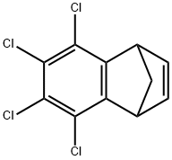 1,4-Methanonaphthalene, 5,6,7,8-tetrachloro-1,4-dihydro- 结构式