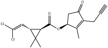 右旋反式氯丙炔菊酯 对照品 结构式