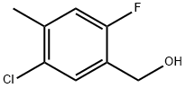(5-氯-2-氟-4-甲基苯基)甲醇 结构式