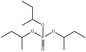 TRIS(1-METHYLPROPYL) PHOSPHATE) 结构式