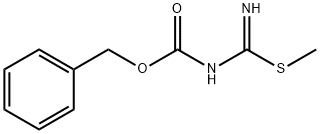 Benzyl [amino(methylsulfanyl)methylene]carbamate 结构式