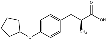 L-Tyrosine, O-cyclopentyl- 结构式