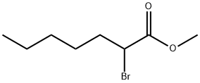 Heptanoic acid, 2-bromo-, methyl ester 结构式