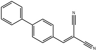 2-(4-(苯基)亚苄基)丙二腈 结构式