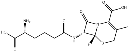 头孢菌素-头孢硫脒杂质 结构式