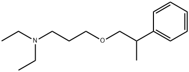 N,N-Diethyl-3-[(β-methylphenethyl)oxy]propan-1-amine 结构式