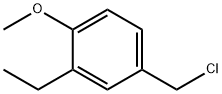 Benzene, 4-(chloromethyl)-2-ethyl-1-methoxy- 结构式