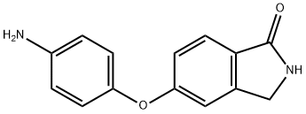 1H-Isoindol-1-one, 5-(4-aminophenoxy)-2,3-dihydro- 结构式