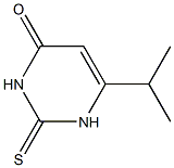 6-(propan-2-yl)-2-sulfanylidene-1,2,3,4-tetrahydropyrimidin-4-one 结构式