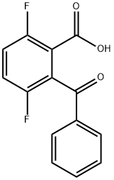 Benzoic acid, 2-benzoyl-3,6-difluoro- 结构式