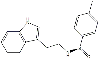 R-N-P-TOLYLSULFINYLTRYPTAMINE  97 结构式