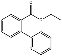 Benzoic acid, 2-(2-pyridinyl)-, ethyl ester 结构式