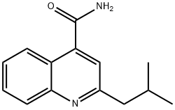 2-(2-methylpropyl)-4-quinolinecarboxamide