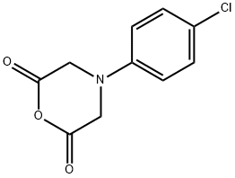 4-(4-氯苯基)吗啉-2,6-二酮 结构式