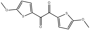 Glyoxal, bis(5-methoxy-2-thienyl)- (8CI) 结构式