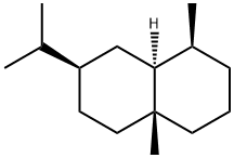 (1S,8aα)-Decahydro-1,4aβ-dimethyl-7β-(1-methylethyl)naphthalene 结构式