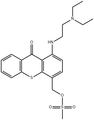 hycanthone methanesulfonate 结构式