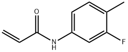 N-(3-氟-4-甲基苯基)丙-2-烯酰胺 结构式