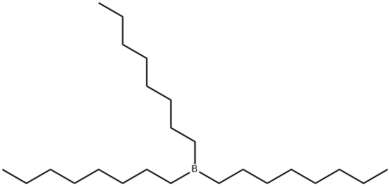 Borane, trioctyl- 结构式