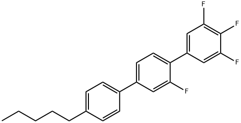 2',3,4,5-四氟-4''-戊基-1,1':4',1''-三联苯 结构式