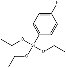 4-氟三乙氧基硅烷 结构式