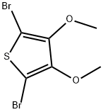 2,5-二溴-3,4-二甲氧基噻吩 结构式